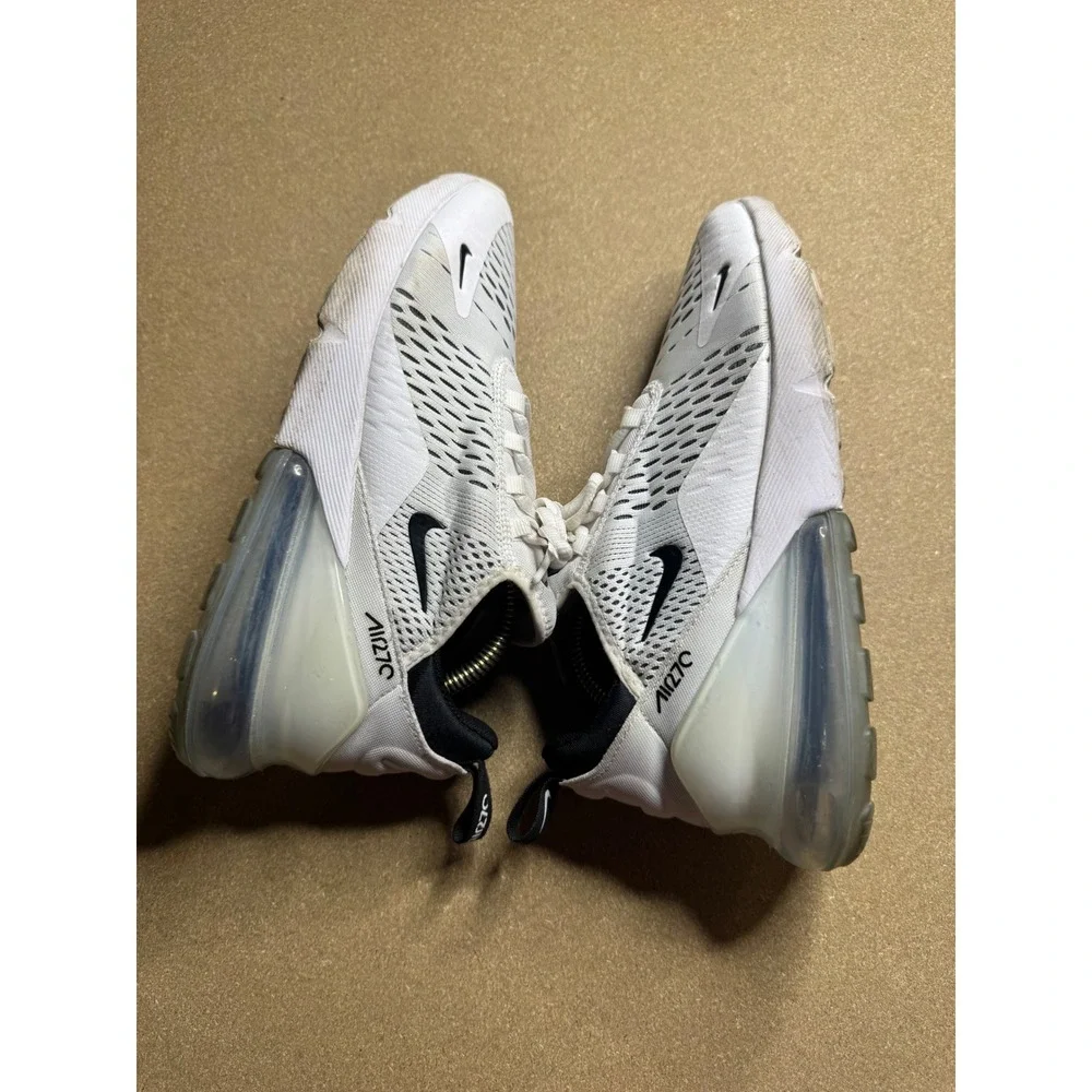 Nike Air Max 270 White Black AH6789-100 Womens Running Shoes Sneaker